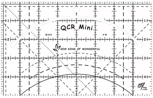 Sew Kind of Wonderful Mini Quick Curve Ruler 5”x8”