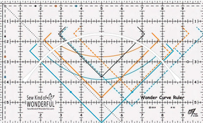 Sew Kind of Wonderful Curvy Bow Tie Quilt Pattern Finished Size 49”x56”