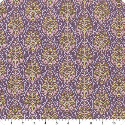 Tilda Sanctuary Fabric Collection Adina Eggplant Authentic Premium 100% Cotton Fabrics