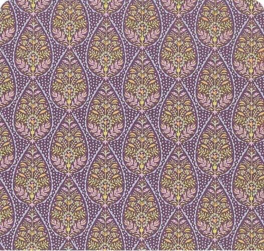Tilda Sanctuary Fabric Collection Adina Eggplant Authentic Premium 100% Cotton Fabrics