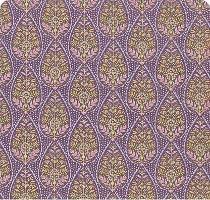 Tilda Sanctuary Fabric Collection Adina Eggplant Authentic Premium 100% Cotton Fabrics