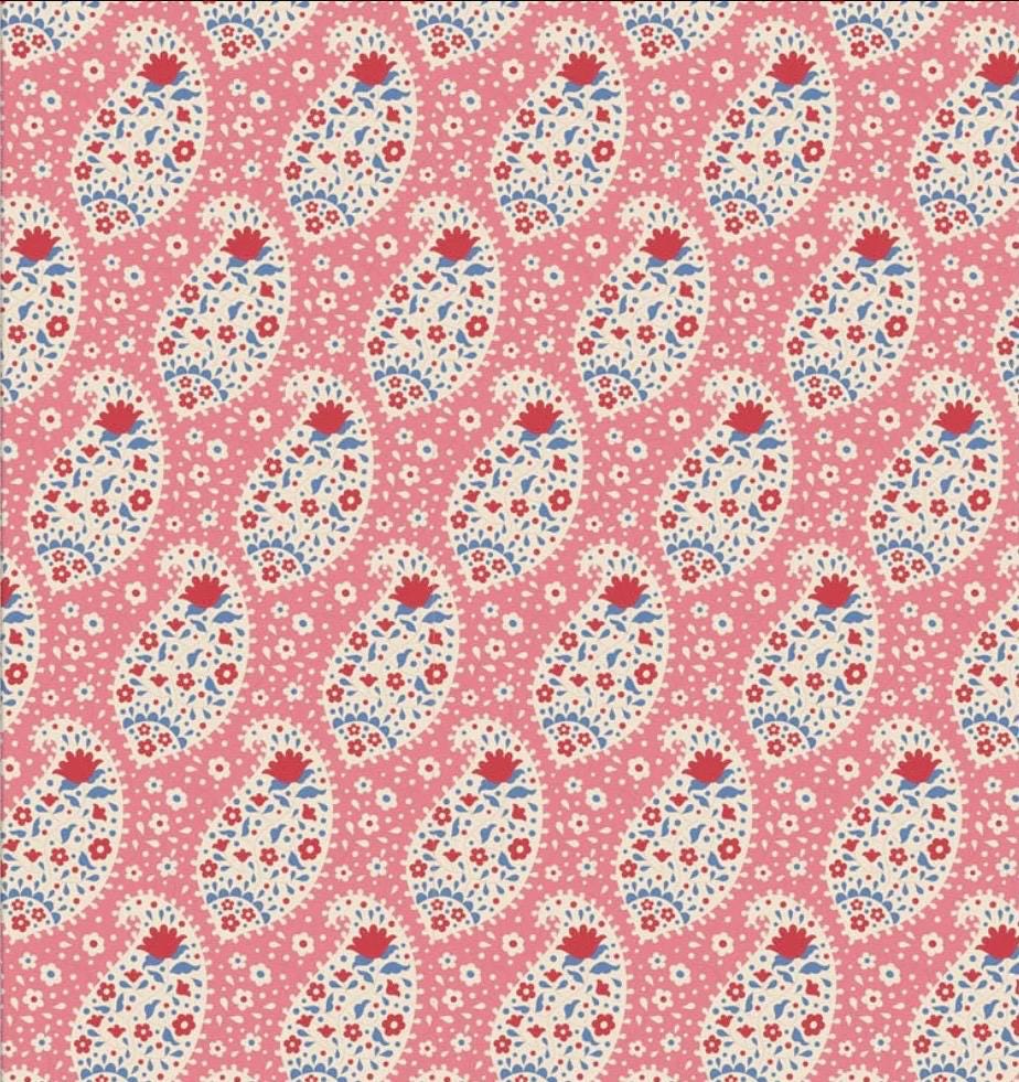 LAST BOLT! Tilda Jubilee Fabric Collection Teardrop Pink Authentic Premium 100% Cotton Fabrics