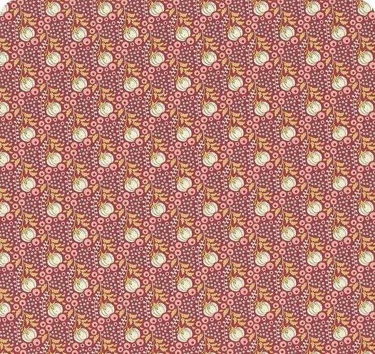 Tilda Sanctuary Fabric Collection Cottonfield Maroon Authentic Premium 100% Cotton Fabrics