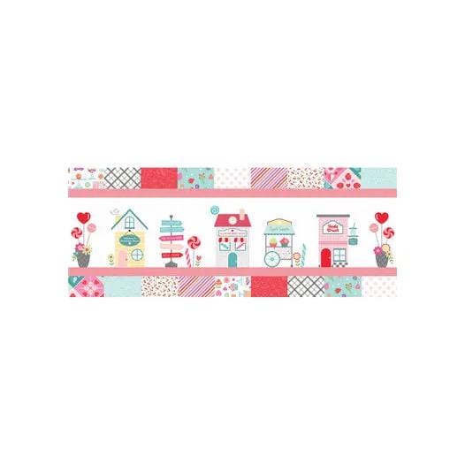 Kimberbell Sweetheart Street Bench Pillow Collection (Options: ME Download Booklet, Embellishment Kit, Fabric Kit, Thread Set)