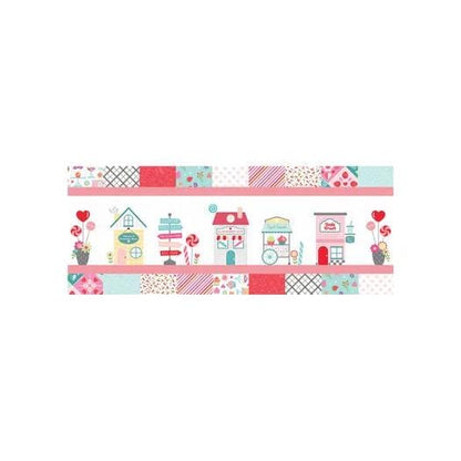 Kimberbell Sweetheart Street Bench Pillow Collection (Options: ME Download Booklet, Embellishment Kit, Fabric Kit, Thread Set)