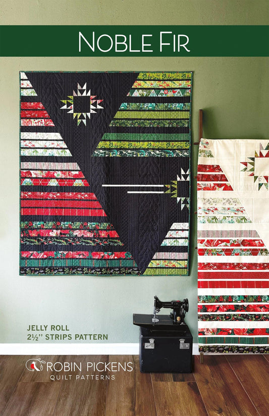 Robin Pickens Quilt Patterns Noble Fir Quilt Pattern 51.25"x61.50" RPQP-NF159