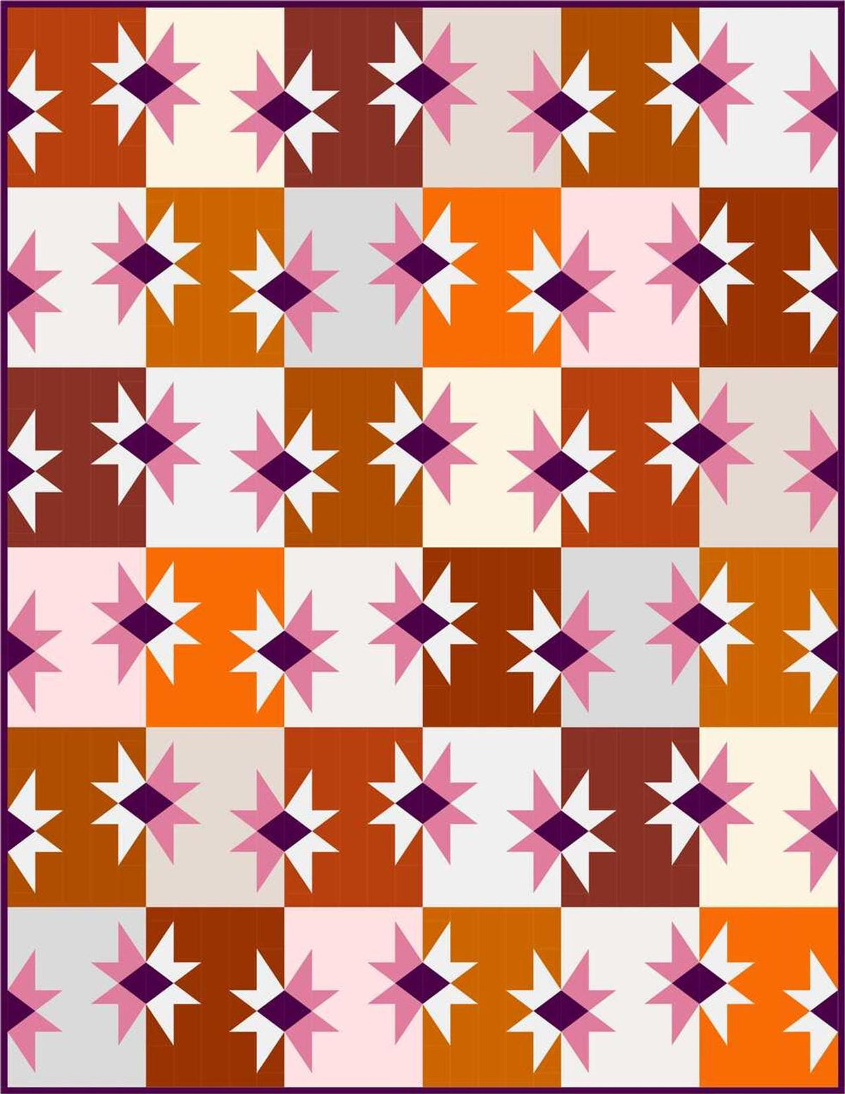 PDF Cotton Street Commons Westminster Way Quilt Pattern #262 Finished Size: 60"x78"