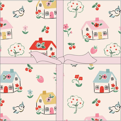 Poppie Cotton Home Sweet Home Fabric Collection 42pc 10" Stacker Authentic Premium 100% Cotton Quilt Shop Quality Fabrics