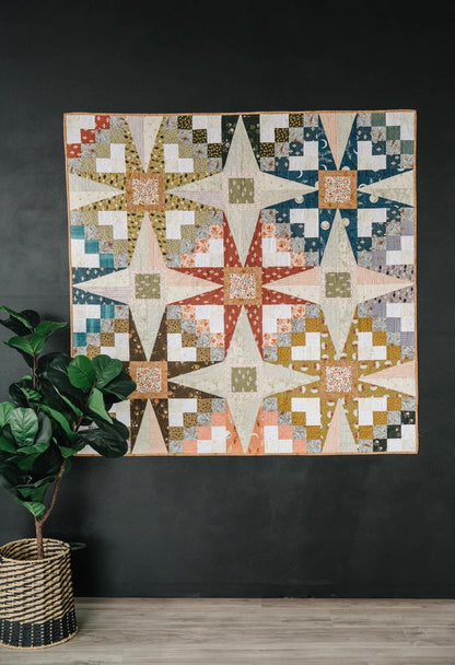 Sew Kind of Wonderful Solarium Quilt Pattern Finished Size 84"x84"