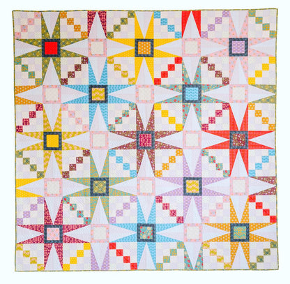 Sew Kind of Wonderful Solarium Quilt Pattern Finished Size 84"x84"