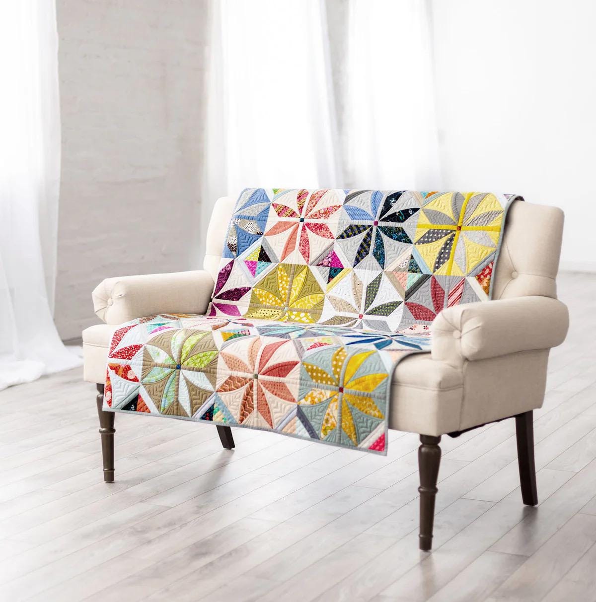 Sew Kind of Wonderful Posh Penelope Quilt Pattern Finished Size 69”x80”