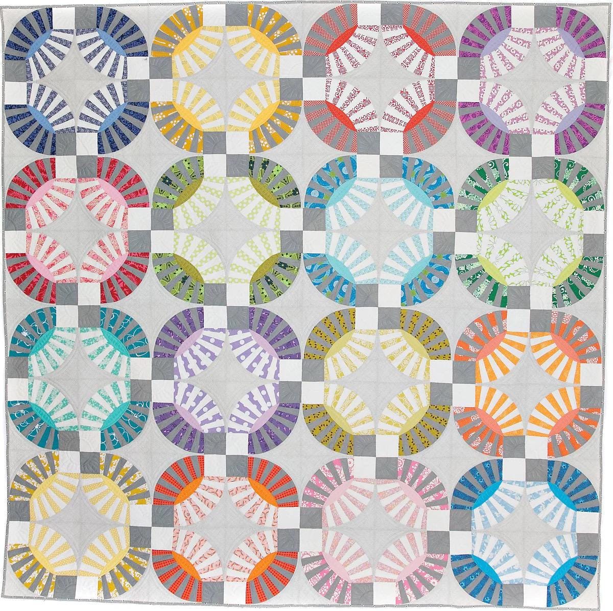 Sew Kind of Wonderful Chic Kisses Quilt Pattern Finished size 92”x92”