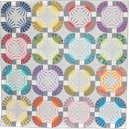 Sew Kind of Wonderful Chic Kisses Quilt Pattern Finished size 92”x92”
