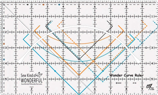Sew Kind of Wonderful Wonder Curve Ruler 6”x10”
