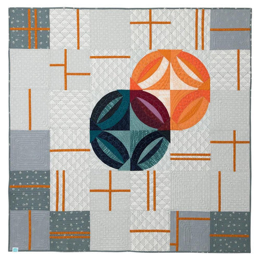 Sew Kind of Wonderful Rings Revival Quilt Pattern Finished Size 57”x57”
