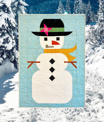 Sew Kind of Wonderful Posh Frosty Quilt Pattern Finished Size 28”x38”