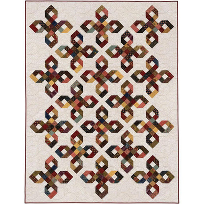 Doug Leko Antler Quilt Designs English Knot Quilt Pattern Finished Size: 68"x91"