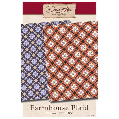 Doug Leko Antler Quilt Designs Farmhouse Plaid Quilt Pattern Finished Size: 71"x85"
