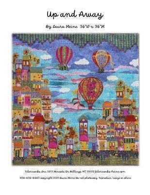 Fiberworks Laura Heine Up and Away Wall Quilt Pattern Finished Size: 36"x36"