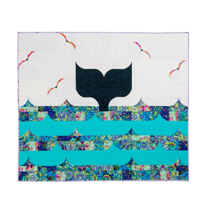 Sew Kind of Wonderful Whale Tale Quilt Pattern Finished size 63”x55”