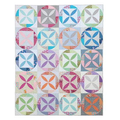 Sew Kind of Wonderful Posh Petals Quilt Pattern Finished size 64”x80”