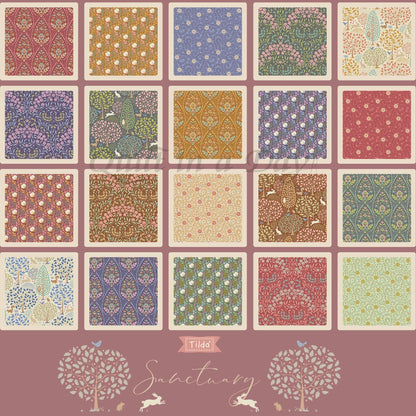 LAST BOLT! Tilda Sanctuary Fabric Collection Larissa Caramel Authentic Premium 100% Cotton Fabrics