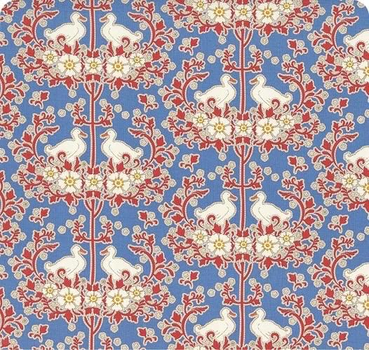 Tilda Jubilee Fabric Collection Duck Nest Blue