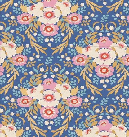 LAST BOLT! Tilda Jubilee Fabric Collection Anemone Blue Authentic Premium 100% Cotton Fabrics