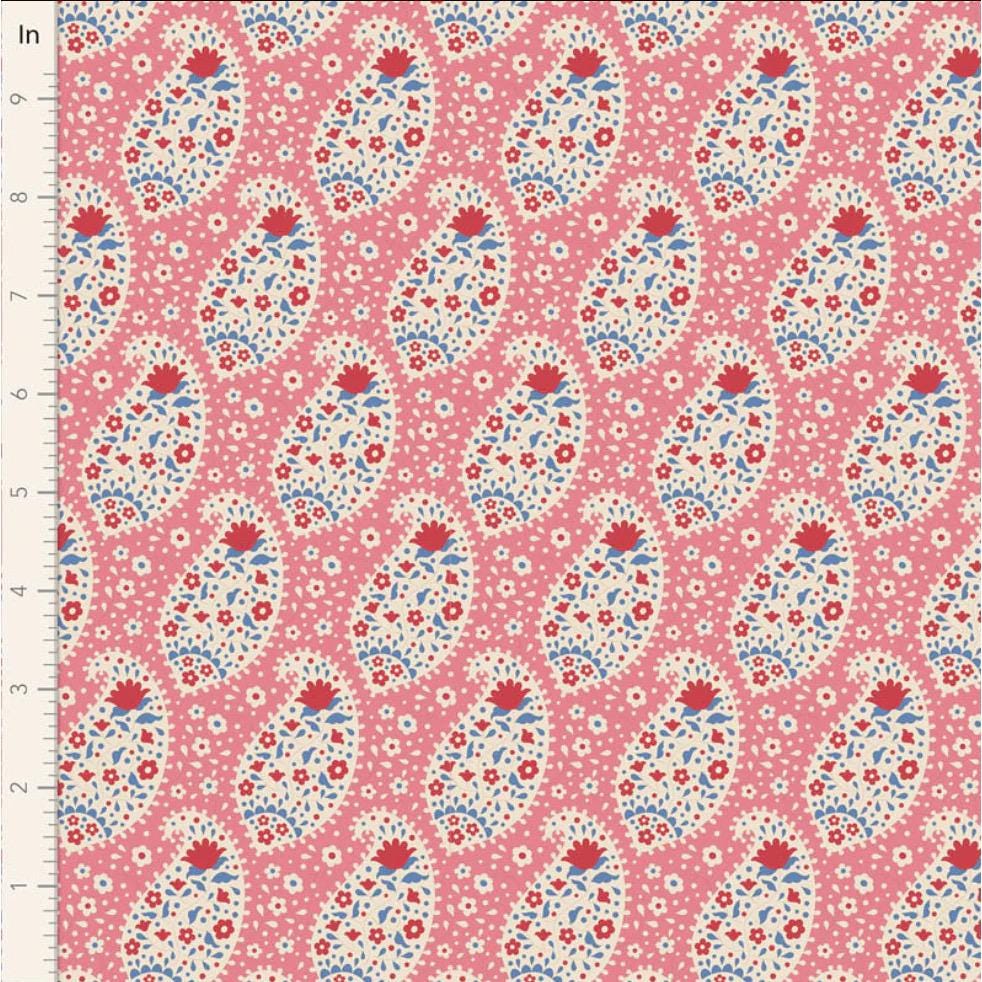 LAST BOLT! Tilda Jubilee Fabric Collection Teardrop Pink Authentic Premium 100% Cotton Fabrics