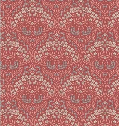 LAST BOLT! Tilda Sanctuary Fabric Collection Larissa Rhubarb Authentic Premium 100% Cotton Fabrics