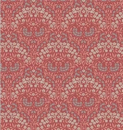 LAST BOLT! Tilda Sanctuary Fabric Collection Larissa Rhubarb Authentic Premium 100% Cotton Fabrics