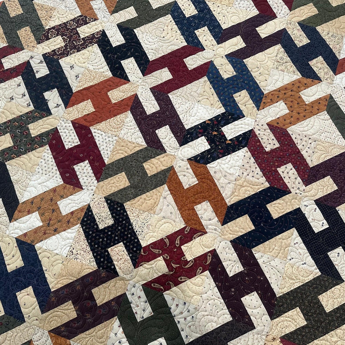 Doug Leko Antler Quilt Designs Edgeworth Quilt Pattern (Opt Foundation Paper Sold Separately)