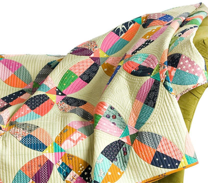 Sew Kind of Wonderful Chic Picnic Quilt Pattern Finished Size 75”x75”