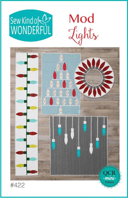 Sew Kind of Wonderful Mod Lights Wallhanging Patterns (4 patterns in one)