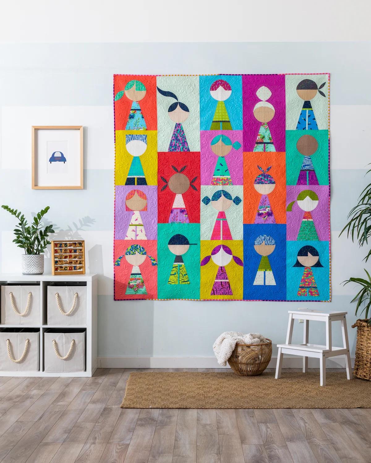 Sew Kind of Wonderful Happy Together Quilt Pattern Finished Size: 70"x73"