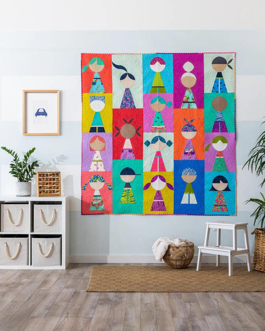 Sew Kind of Wonderful Happy Together Quilt Pattern Finished Size: 70"x73"
