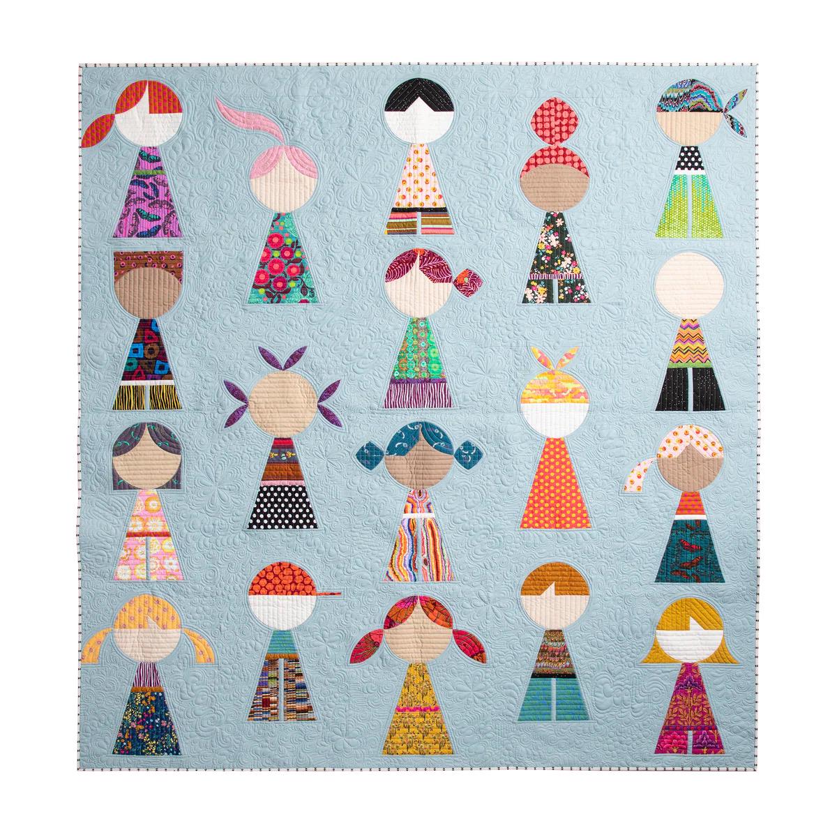 Sew Kind of Wonderful Happy Together Quilt Pattern Finished Size: 70"x73"