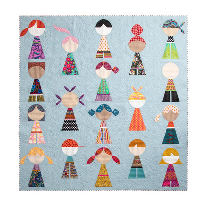 Sew Kind of Wonderful Happy Together Quilt Pattern Finished Size: 70"x73"