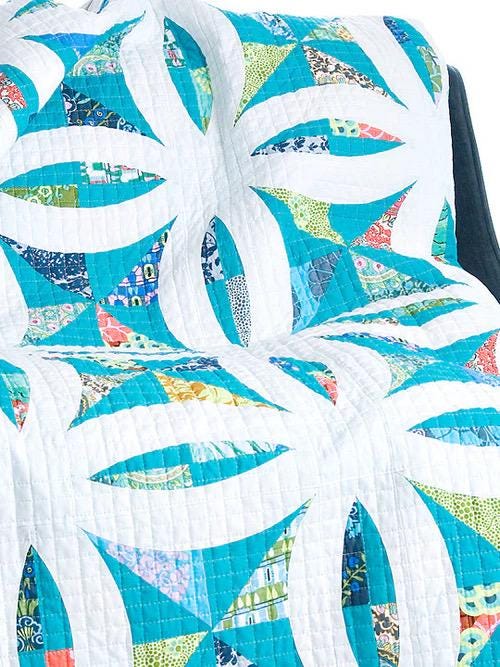 Sew Kind of Wonderful Metro Lattice Quilt Pattern Finished Size 57"x69"