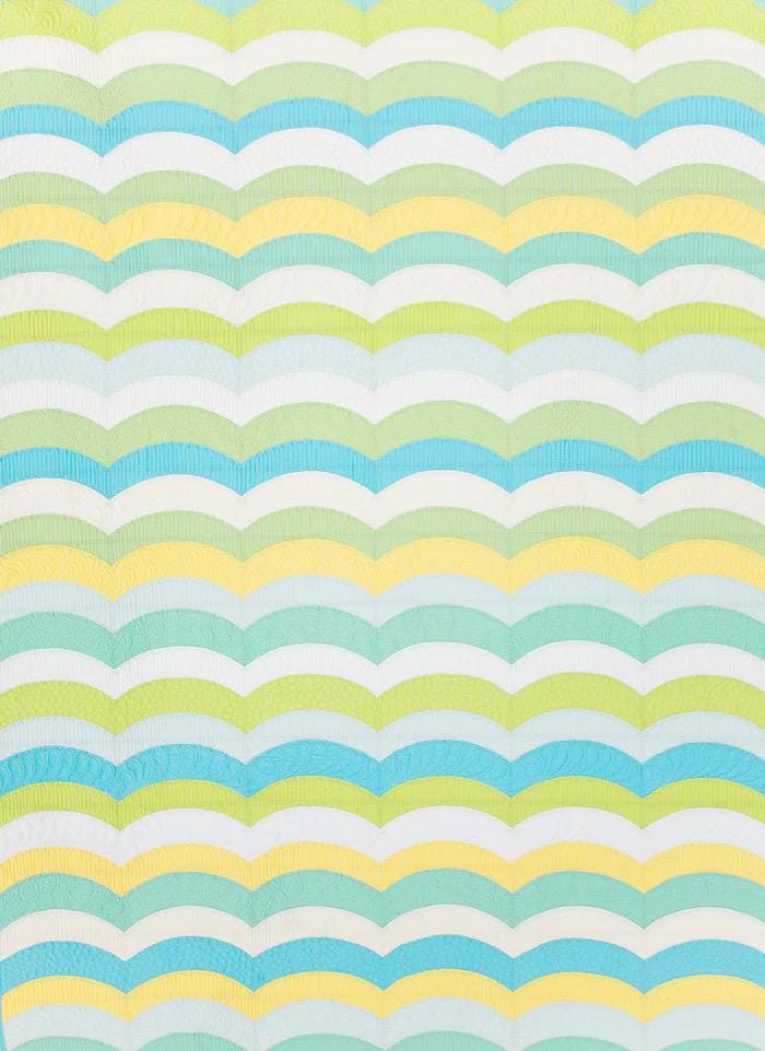 Sew Kind of Wonderful Metro Waves Quilt Pattern Finished Size 54"x72"