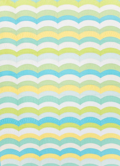 Sew Kind of Wonderful Metro Waves Quilt Pattern Finished Size 54"x72"