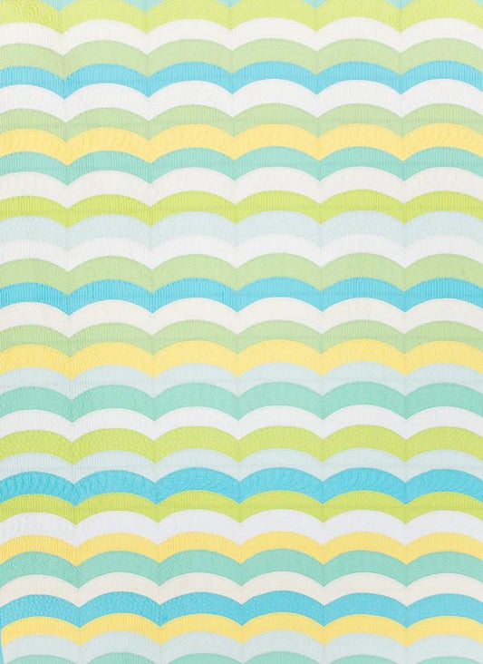 Sew Kind of Wonderful Metro Waves Quilt Pattern Finished Size 54"x72"