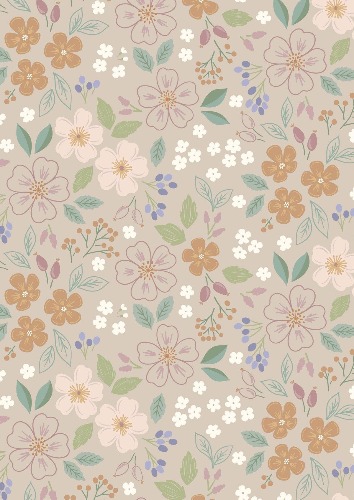 Lewis & Irene Sky Garden Fabric Collection Sky Garden on Pale Taupe CC56.2 Authentic Premium 100% Cotton Quilt Shop Quality Fabrics