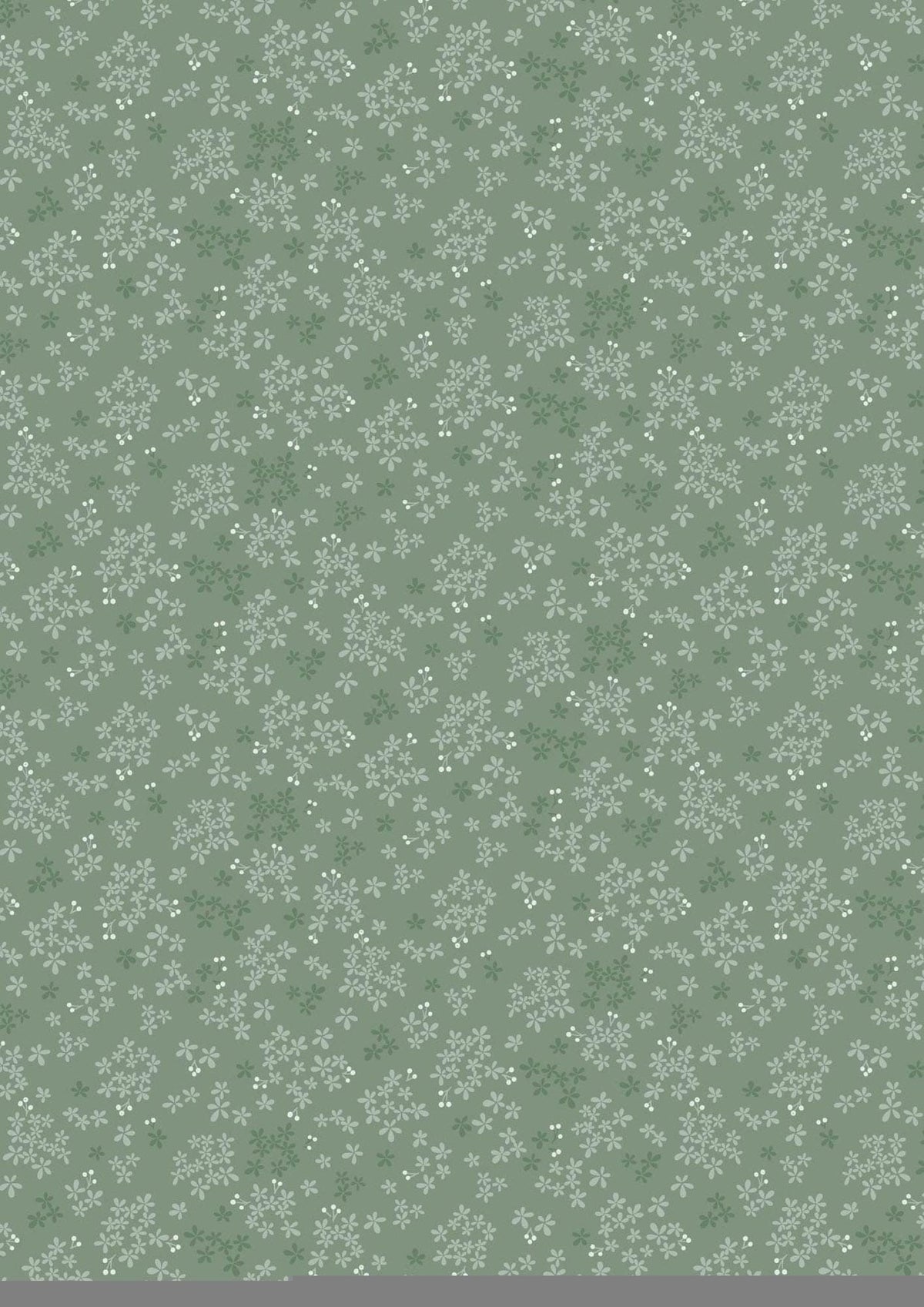 Lewis & Irene Sky Garden Fabric Collection Wintersweet on Green Gray CC60.2 Authentic Premium 100% Cotton Quilt Shop Quality Fabrics