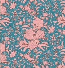 LAST BOLT! Tilda Bloomsville Fabric Collection Abloom Petrol Authentic Premium 100% Cotton Fabrics