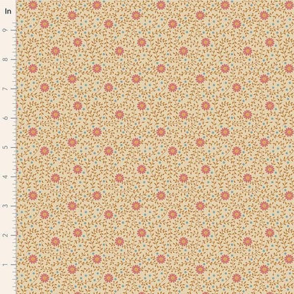 Tilda Sanctuary Fabric Collection Daisydream Tan Authentic Premium 100% Cotton Fabrics
