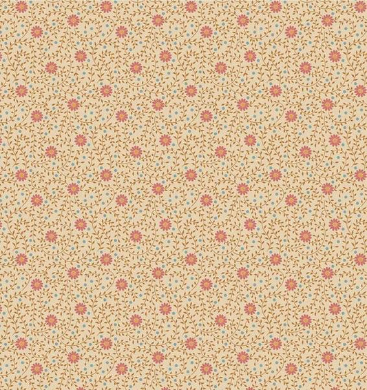 Tilda Sanctuary Fabric Collection Daisydream Tan Authentic Premium 100% Cotton Fabrics