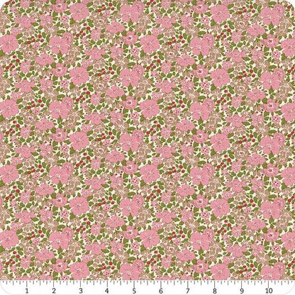 Tilda Creating Memories Winter Reds & Greens Fabric Collection Harper Pink Authentic Premium 100% Cotton Fabrics