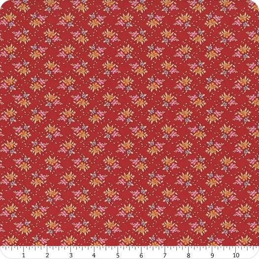 Tilda Creating Memories Winter Reds & Greens Fabric Collection Frida Red Authentic Premium 100% Cotton Fabrics