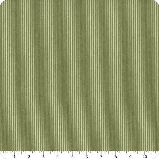Tilda Creating Memories Winter Reds & Greens Fabric Collection Stripe Green Authentic Premium 100% Cotton Fabrics